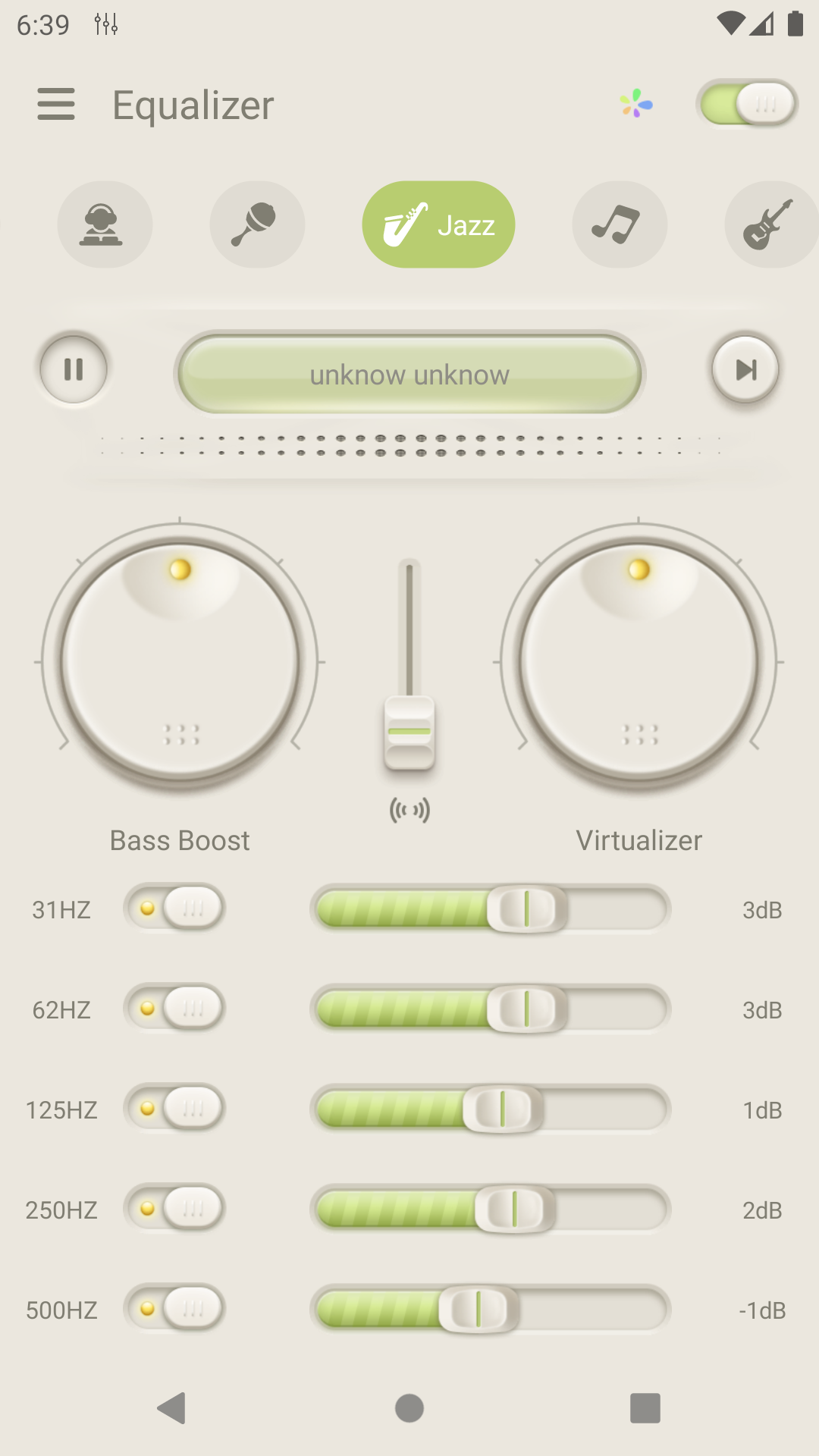 Equalizer & Bass Boost - screenshot