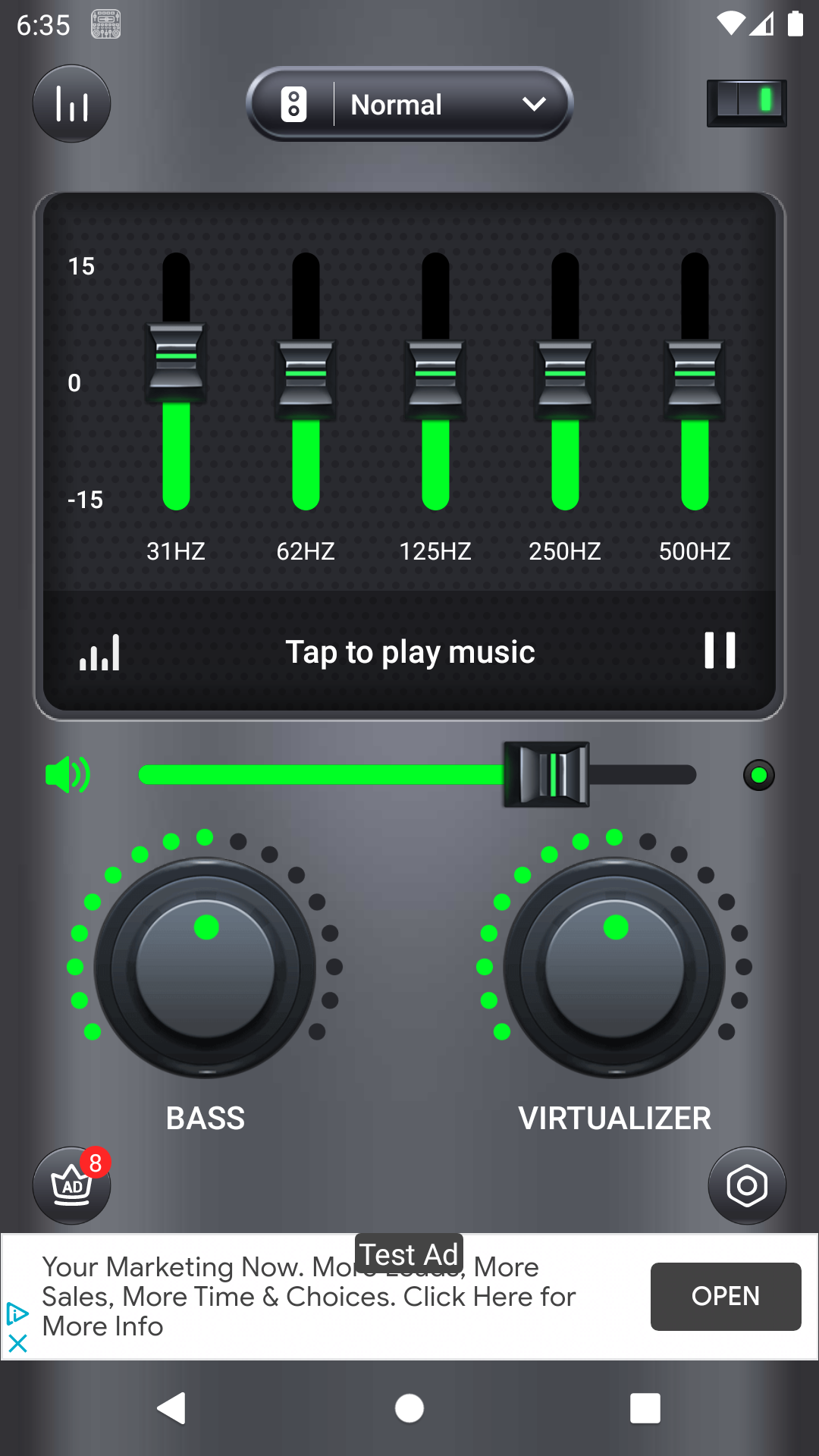 Equalizer & Bass Booster - screenshot